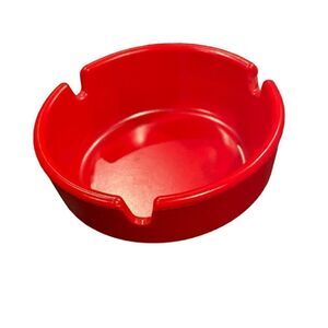 Ges Line Vintage Red Ashtray 3” 70’s Style